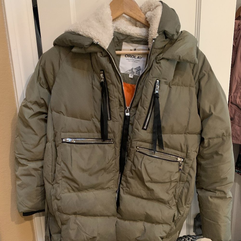 Orolay parka--cult-favorite brand featured in its own magazine article! Size XS